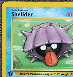 1st Edition Shellder - Fossil - #54/62 - Vintage Pokemon Card 1999 WOTC - Image 2