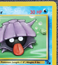 1st Edition Shellder - Fossil - #54/62 - Vintage Pokemon Card 1999 WOTC - Image 3