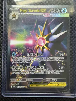 Mega Starmie EX Holo Rare Pokemon TCG Card 118/088 POR 330 HP - Image 1