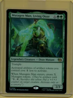 Mutagen Man, Living Ooze TMT 124 Foil R NM - Image 1