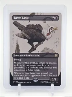 RAVEN EAGLE 2025 MTG AVATAR: LAST AIRBENDER BORDERLESS RARE /3 Q6016 - Image 1