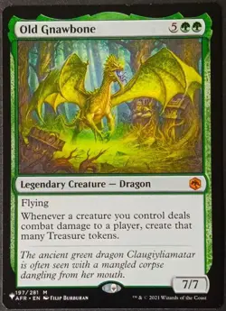MTG Magic the Gathering: The List - OLD GNAWBONE #197 Mythic - Image 1