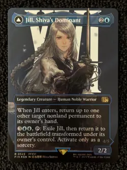 Jill, Shiva's Dominant (Borderless) (Surge Foil) 523 FF MTG - Image 1