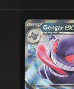 Gengar ex 104/162 Temporal Forces Ultra Rare Holo Pokemon Card NM - Image 3