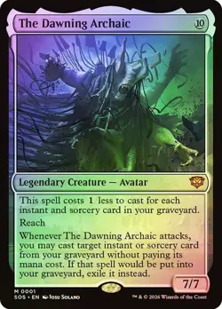 The Dawning Archaic Foil Secrets of Strixhaven NM MTG - Image 1