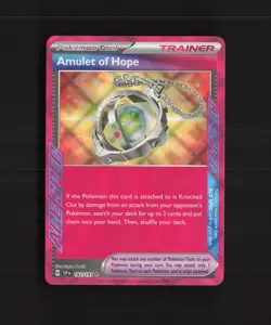 Amulet of Hope 162/191 Surging Sparks Ultra Rare Holo Pokemon Card NM - Image 1
