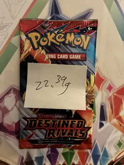 (VERY HEAVY) 22.39g Pokemon TCG Destined Rivals Booster Pack (SEALED)✅ - Image 2
