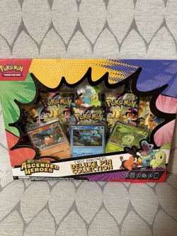 Pokemon Ascended Heroes First Partner Deluxe Pin Collection Sealed New - Image 1
