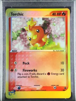 🔥MINT TORCHIC PROMO🔥 | Black Star 008 | Pokemon Rare Reverse Holo | PSA 9 | - Image 2
