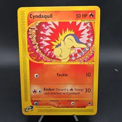 Pokemon TCG Cyndaquil Expedition Base Set, Card 105/165, Regular Common - Image 1