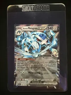 Steven's Metagross ex 145/182 Destined Rivals Double Rare Pokemon TCG Card NM - Image 5