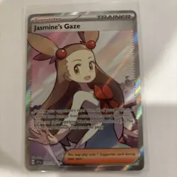Pokemon TCG Jasmine's Gaze Full Art Holo Trainer Surging Sparks #233/191 - Image 1