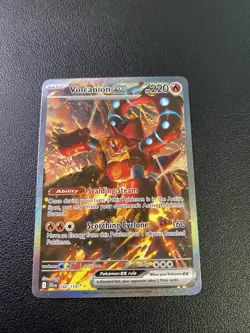 Pokemon TCG Volcanion EX Special Illustration Rare Card 182/159 Journey Together - Image 1