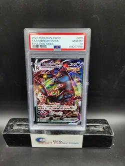2021 POKEMON EVOLVING SKIES SWSH UMBREON VMAX FULL ART #095 PSA 10 GEM MINT - Image 1