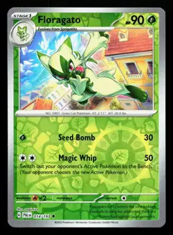 Floragato 014/193 Paldea Evolved NM Reverse Holo Pokemon Card TCG - Image 1