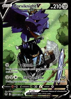 Corviknight V TG18/TG30 Silver Tempest Trainer Gallery Ultra Rare NM Pokemon TCG - Image 1