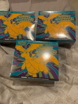 3 Pokemon TCG Ascended Heroes Elite Trainer Boxes ETB Brand New Factory Sealed! - Image 1