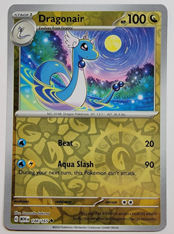 Dragonair 148/165 Pokemon 151 Reverse Holo Near Mint Pokemon TCG - Image 1