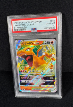 Pokemon Charizard VSTAR Full Art HOLO Star Birth #015 Japanese PSA 10 GEM MINT - Image 1