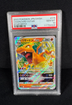 Pokemon Charizard VSTAR Full Art HOLO Star Birth #015 Japanese PSA 10 GEM MINT - Image 5