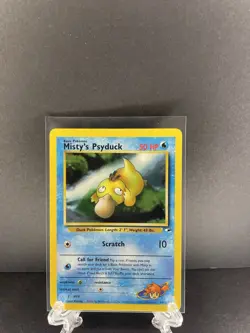 Misty's Psyduck 54/132 Uncommon Gym Heroes Pokemon - Image 1