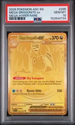 2026 POKEMON ASC EN-ASCENDED HEROES MEGA HYPER RARE MEGA DRAGONITE EX PSA 10 - Image 1