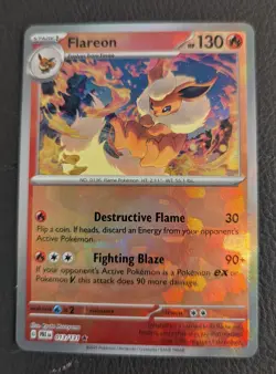 Flareon Masterball Reverse 013/131 - Pokemon TCG Prismatic Evolutions - Image 1