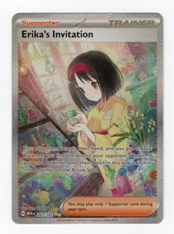 Pokemon TCG Erika's Invitation Scarlet & Violet-151 203/165 Holo Special... - Image 1
