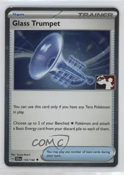 Glass Trumpet (Play! Pokemon Stamp) SV07: Stellar Crown #135 - Image 1
