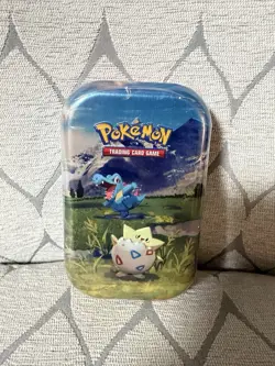 Pokemon Ascended Heroes Mini Tin Togepi And Totodile - Image 1
