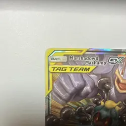 Pokemon TCG Marshadow & Machamp GX Ultra Rare Full Art Holo 82/214 270 HP - Image 2