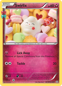 Swirlix RC19/RC32 Uncommon Generations Pokemon Holo Near Mint - Image 1
