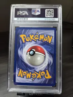 PSA 8 Dragonite 19/62 Fossil Unlimited Regular Rare Stage 2 Pokemon TCG 1999 - Image 2