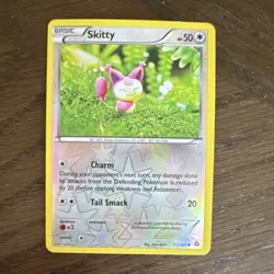 Pokemon Skitty 113/160 XY Primal Clash Common Reverse Holo Basic HP 50 English - Image 1
