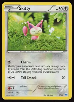 SKITTY 27/30 XY TRAINER KIT LATIOS POKEMON NM/M - Image 1