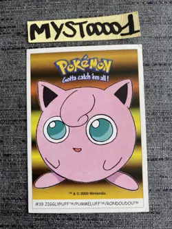 Carte Pokemon Dunkin Boomer #39 Rondoudou 2000 Nintendo OCCASION - Image 1