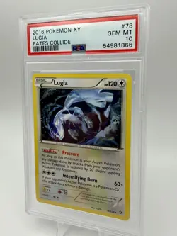 Pokemon Lugia Fates Collide Rare #78/124 PSA 10 Gem Mint English 2016 Low Pop 47 - Image 2