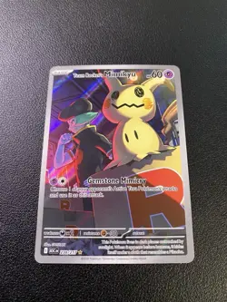 Pokemon TCG Ascended Heroes Team Rocket’s Mimikyu 238/217 Illustration Rare - Image 1