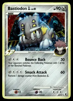 Bastiodon GL #2 - Rare HOLO - Pokemon Rising Rivals - NM - Image 1