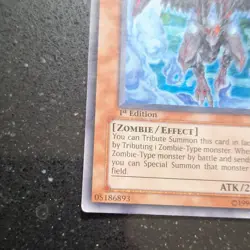 Konami Red-Eyes Zombie Dragon Holo 1st Ed Zombie World SDZW-EN001 Yu-Gi-Oh! - Image 5