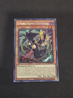 S-Force Rappa Chiyomaru - BLVO-EN011 - Secret Rare 1st Edition - NM - YuGiOh - Image 1