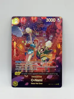 2024 O-Nami OP06-101 SP One Piece Card OP07 500 Years in the Future Alt Art - Image 1