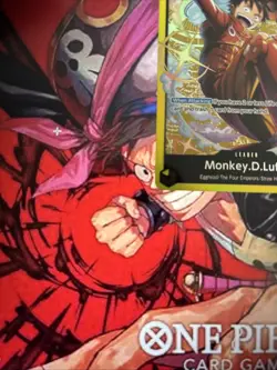 One Piece - ST29 Monkey.D.Luffy 001 Leader Gold Foil Promo - Image 4