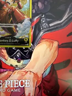 One Piece - ST29 Monkey.D.Luffy 001 Leader Gold Foil Promo - Image 5