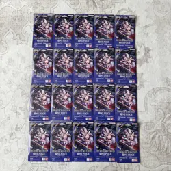 20x One Piece TCG: The Azure Sea's Seven Sleeved Booster OP-14 New/Sealed - Image 1
