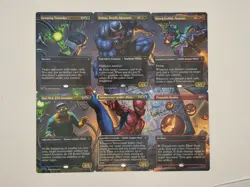 MTG Marvel Spider-Man Eternal SPE Scene NON FOIL Borderless 6 Card Set NP - Image 1