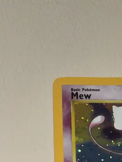Pokemon Mew Promo Holo Card 09/53 Wotc Promo 2000 TCG SWIRL 🌀 - Image 4