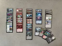 Magic: The Gathering FINAL FANTASY VII LOT of 37 near mint (never played) cards! - Image 1