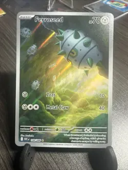 Pokemon Ferroseed 148/086 WHT White Flare Illustration Rare Pokemon Card TCG NM - Image 1