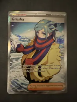 Pokemon TCG Grusha Paldea Evolved Trainer Full Art Ultra Rare Card 253/193 - Image 1